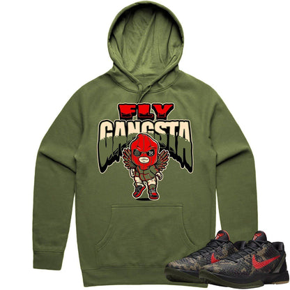 Italian Camo 6s Hoodie - Kobe 6 Italian Camo Hoodies - Fly Gangsta