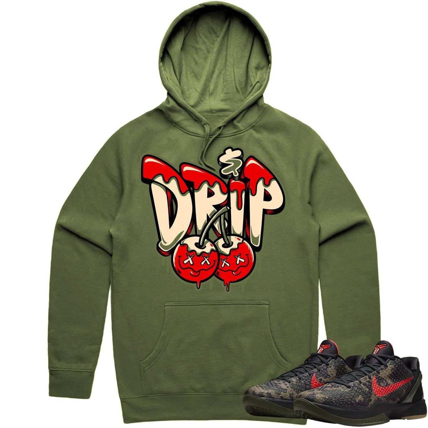 Italian Camo 6s Hoodie - Kobe 6 Italian Camo Hoodies - Money Drip