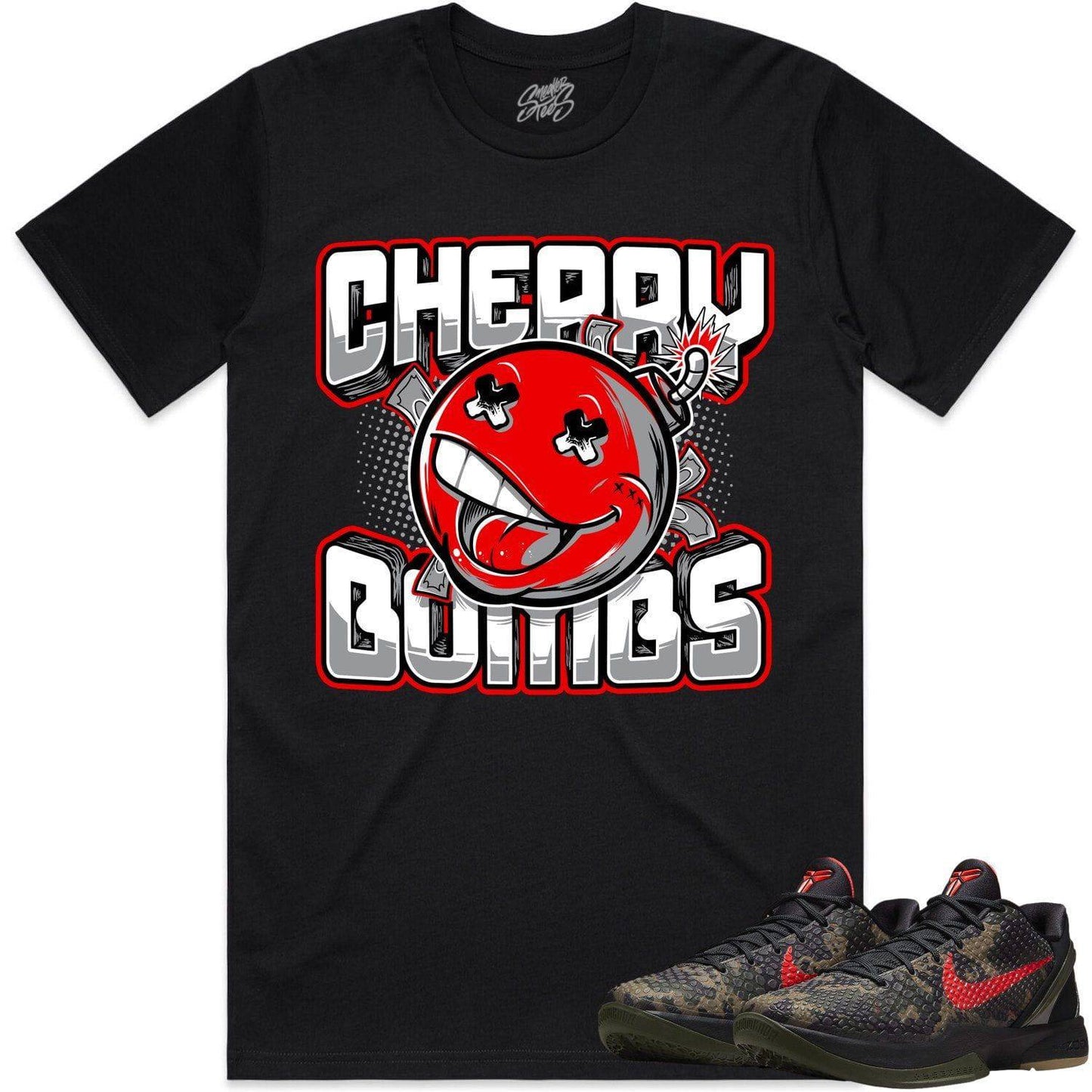 Italian Camo 6s Shirt - Kobe 6 Italian Camo 6s Shirts - Cherry Bombs