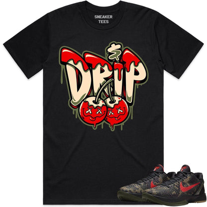 Italian Camo 6s Shirt - Kobe 6 Italian Camo Shirts - Money Drip