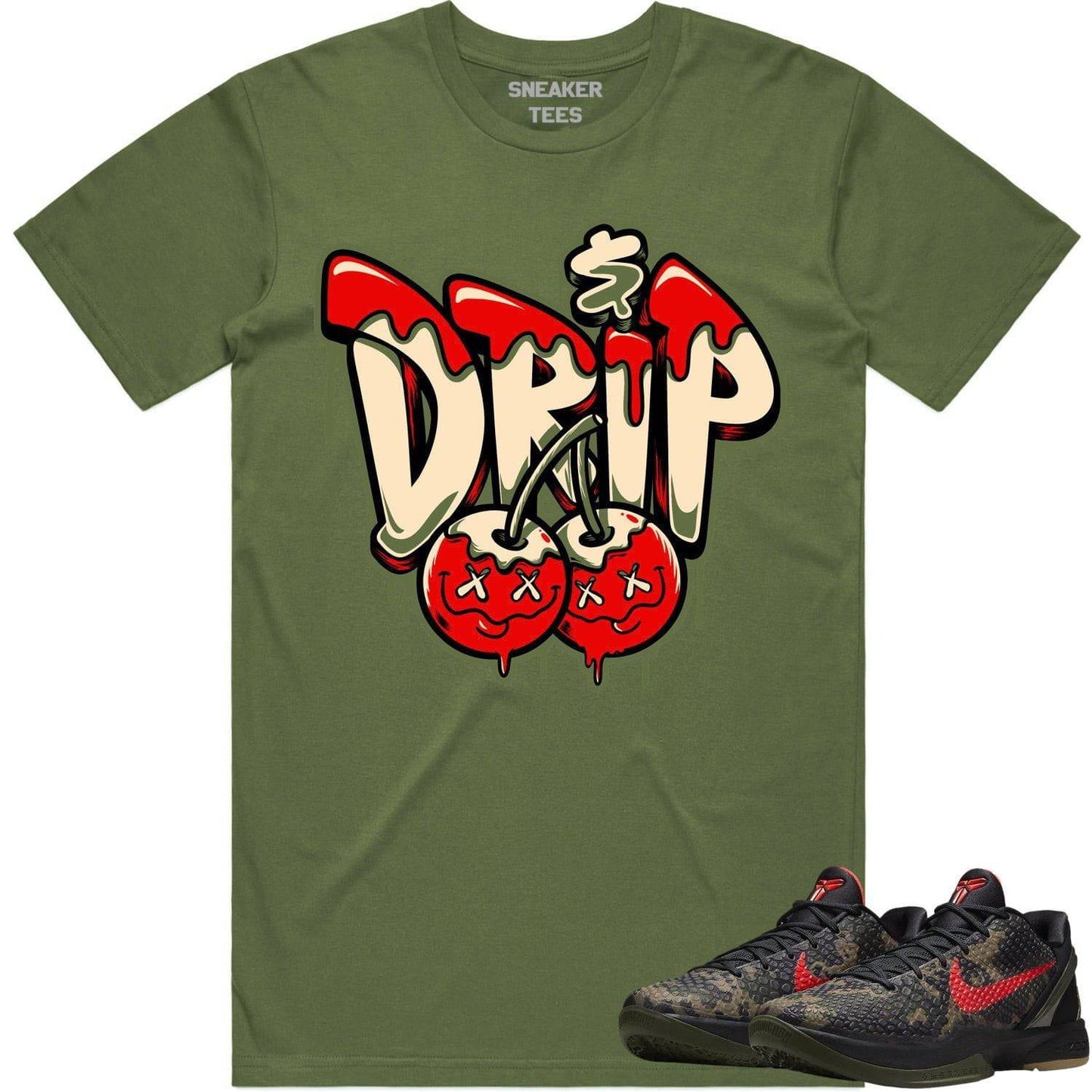 Italian Camo 6s Shirt - Kobe 6 Italian Camo Shirts - Money Drip