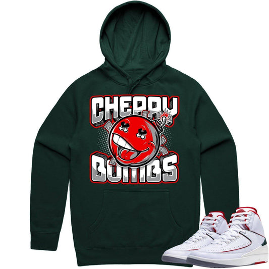 Italy 2s Hoodie - Jordan 2 Italy Origins 2s Hoodie - Cherry Bombs