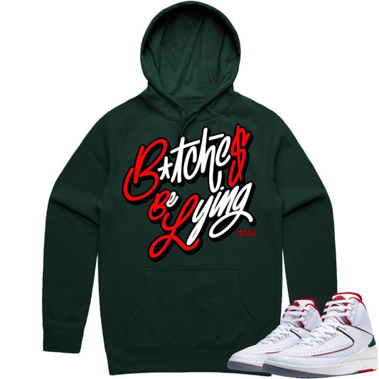 Italy 2s Hoodie - Jordan 2 Italy Origins 2s Hoodie - Red BBL