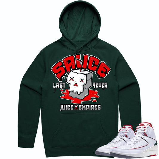 Italy 2s Hoodie - Jordan 2 Italy Origins 2s Hoodie - Red Sauce