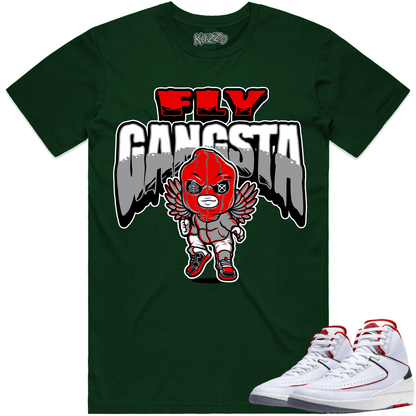 Italy 2s Shirt - Jordan 2 Origins Italy Sneaker Tees - Fly Gangsta