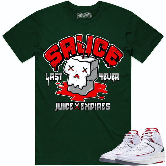 Italy 2s Shirt - Jordan 2 Origins Italy Sneaker Tees - Sauce