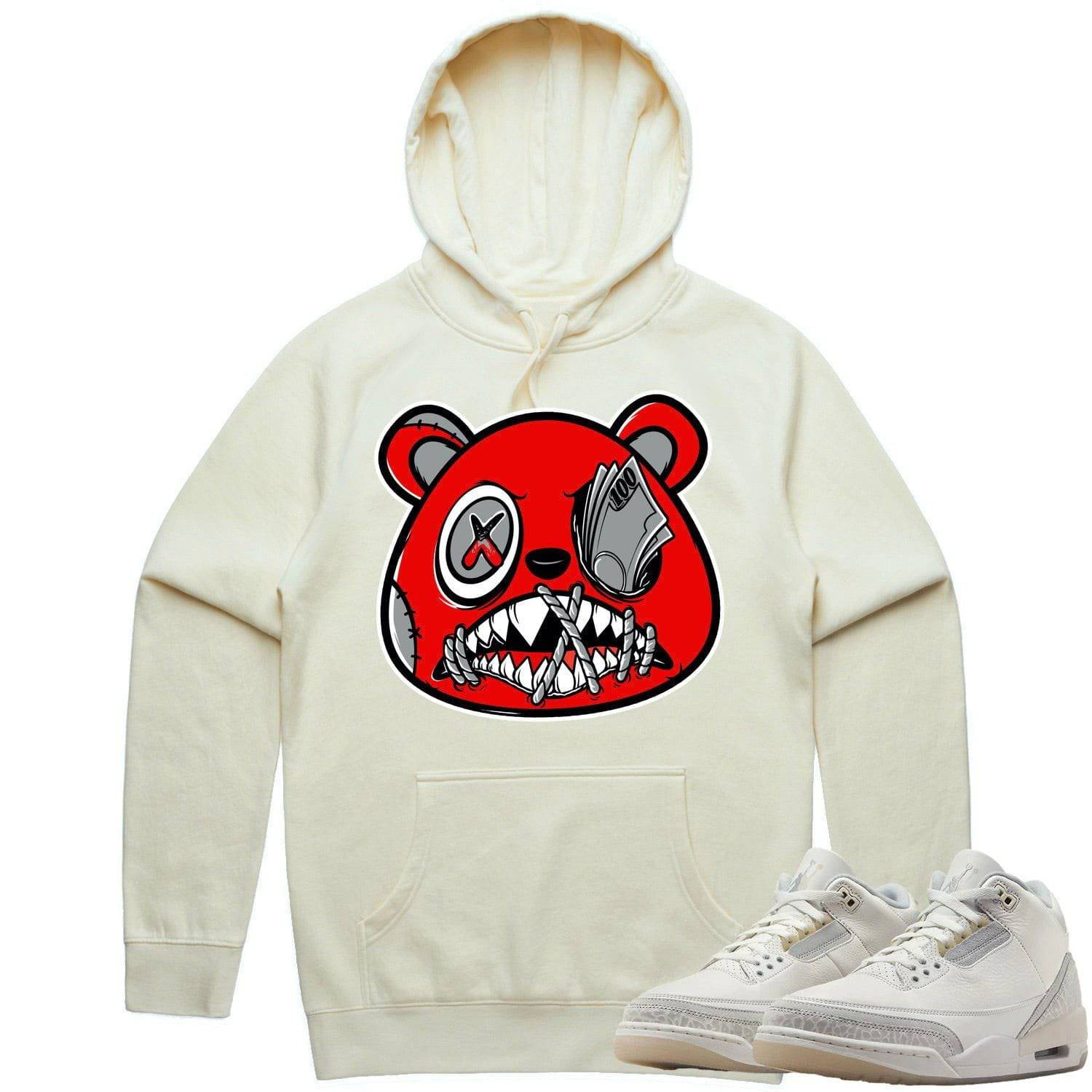 Ivory 3s Hoodie - Jordan 3 Craft Ivory Hoodie - Money Talks