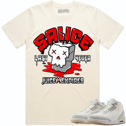 Ivory 3s Shirt - Jordan Retro 3 Craft Ivory Shirts - Sauce