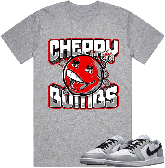 Jordan 1 Low Baron 1s Shirt - Baron 1s Sneaker Tees - Cherry Bombs