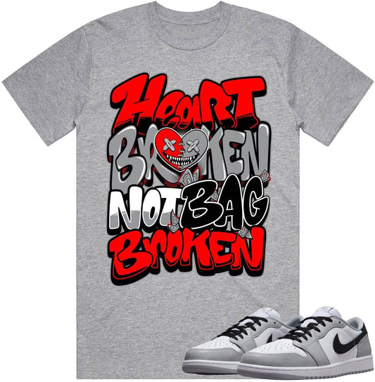 Jordan 1 Low Baron 1s Shirts - Baron 1s Sneaker Tees - Heart Broken