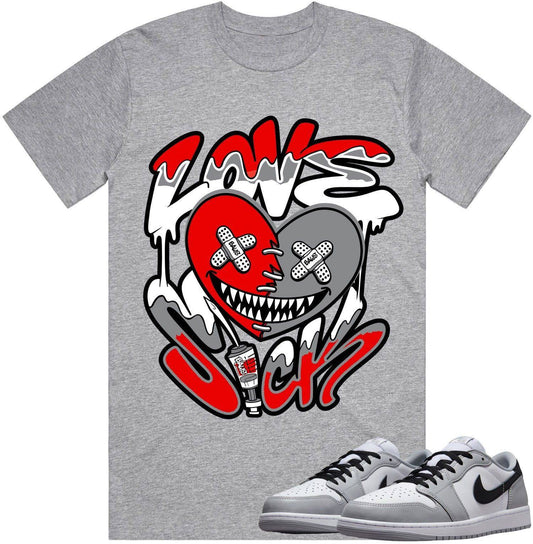 Jordan 1 Low Baron 1s Shirts - Baron 1s Sneaker Tees - Love Sick