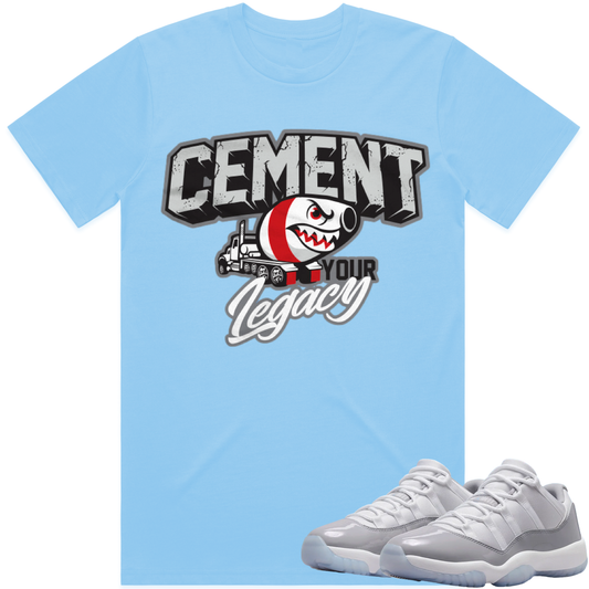 Jordan 11 Cement Shirt to Match : Cement Low 11s Sneaker Tees