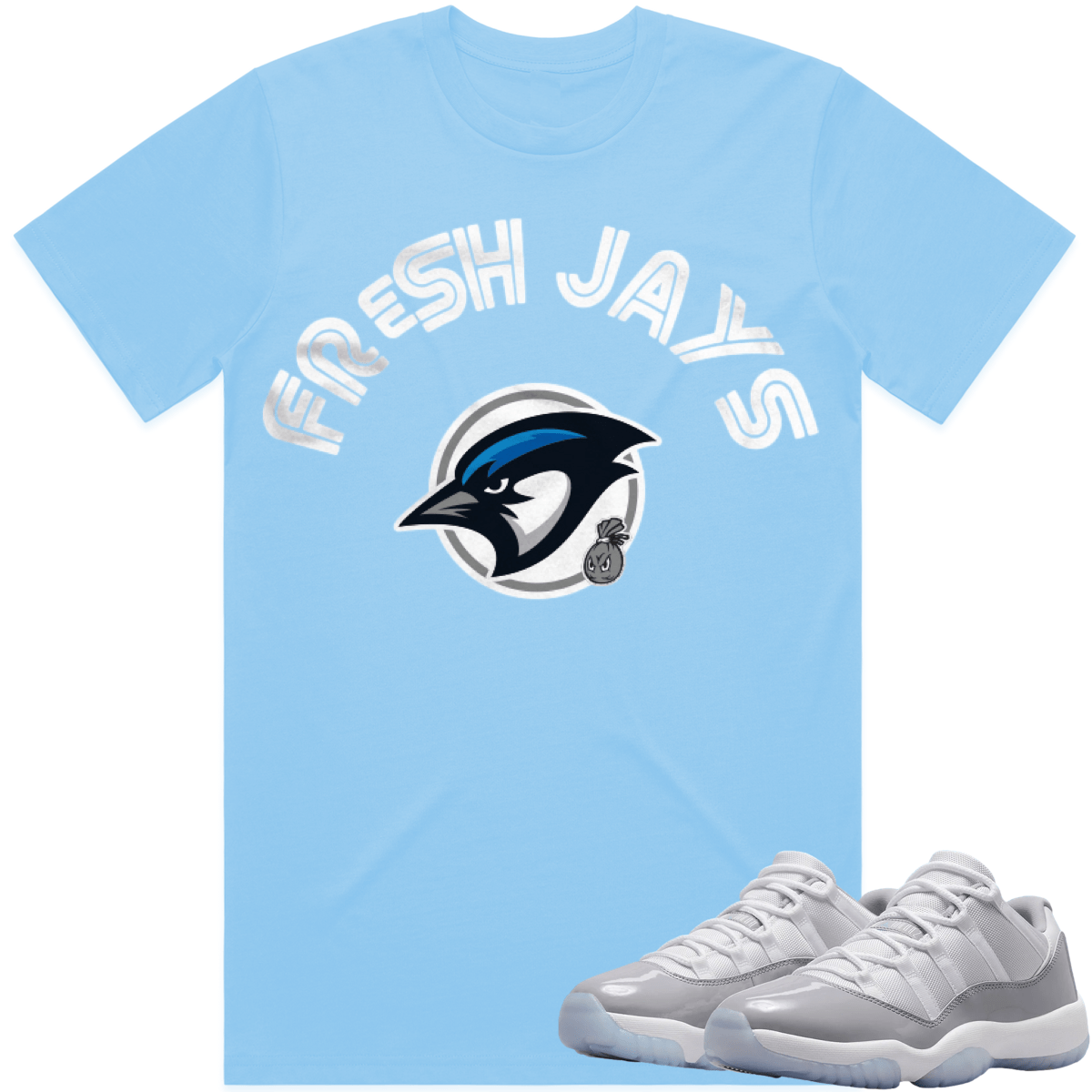 Jordan 11 Low Cement Shirt to Match : Cement 11s Sneaker Tees : MDM