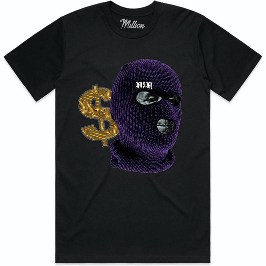 Jordan 12 Field Purple - Shirts to Match - Sneaker Tees - Ski Mask