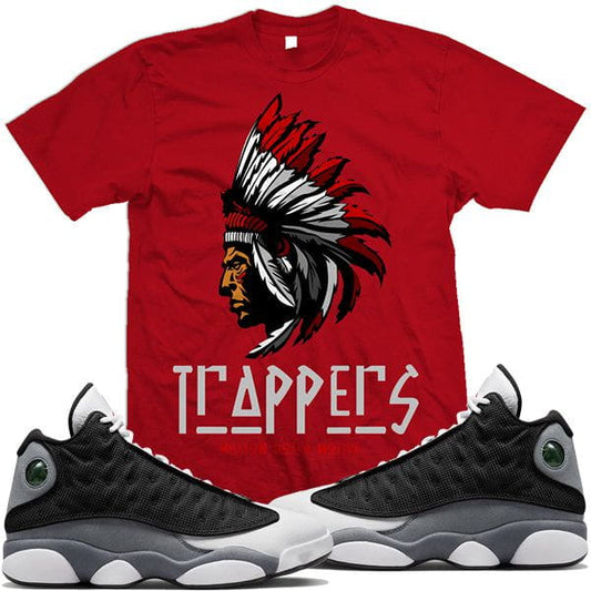 Jordan 13 Black Flint 13s Sneaker Tees : Shirts to Match : Trappers