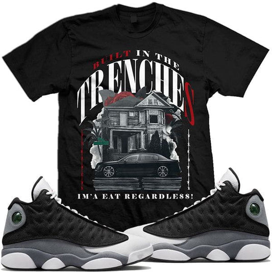 Jordan 13 Black Flint 13s Sneaker Tees : Shirts to Match : Trenches