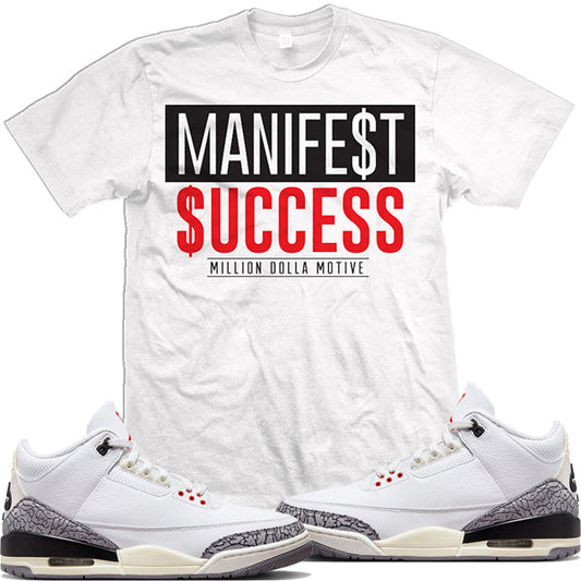 Jordan 3 White Cement Reimagined 3s : Shirts to Match : Manifest