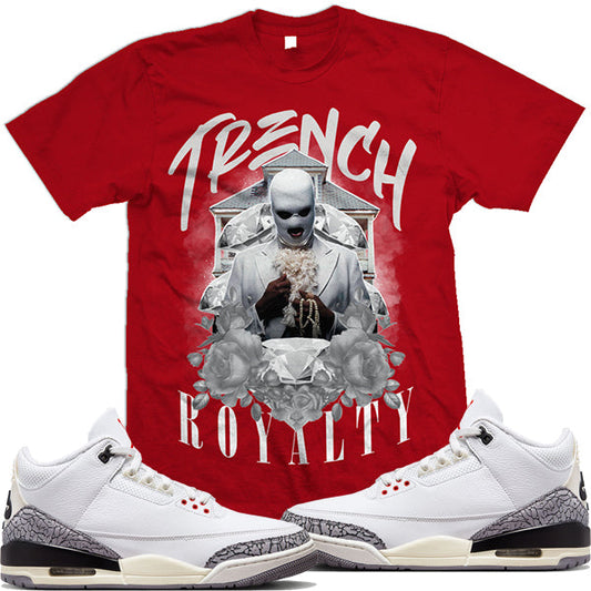 Jordan 3 White Cement Reimagined 3s : Shirts to Match : Trench