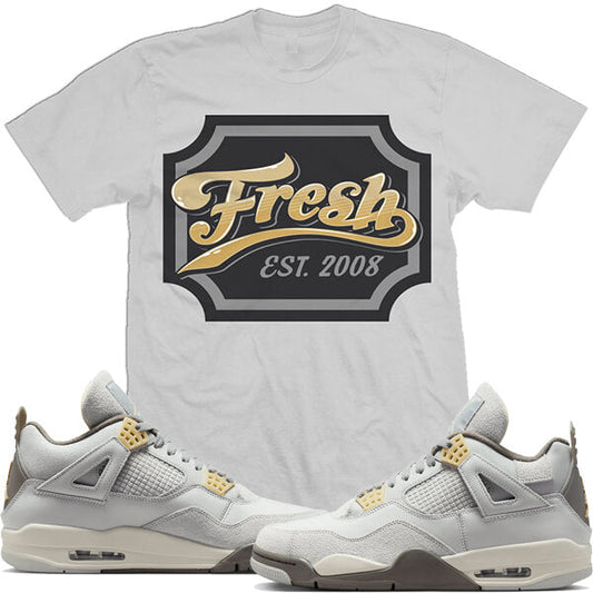 Jordan 4 Craft Photon Dust 4s : Sneaker Shirt to Match : Clothing