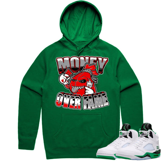 Jordan 5 Lucky Green 5s Hoodie - Lucky Green 5s Hoodie - Money Fame