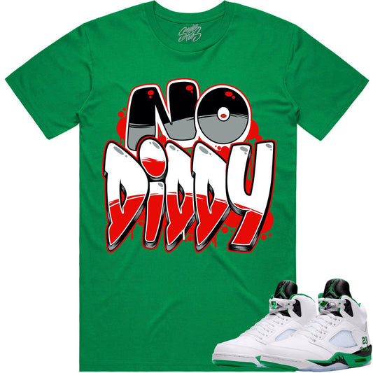Jordan 5 Lucky Green 5s Shirt - Sneaker Tees - NoDiddy