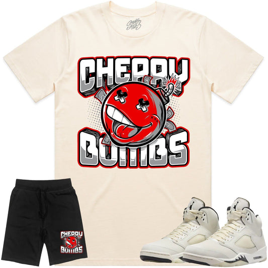 Jordan 5 Sail 5s Sneaker Outfits - Cherry Bombs