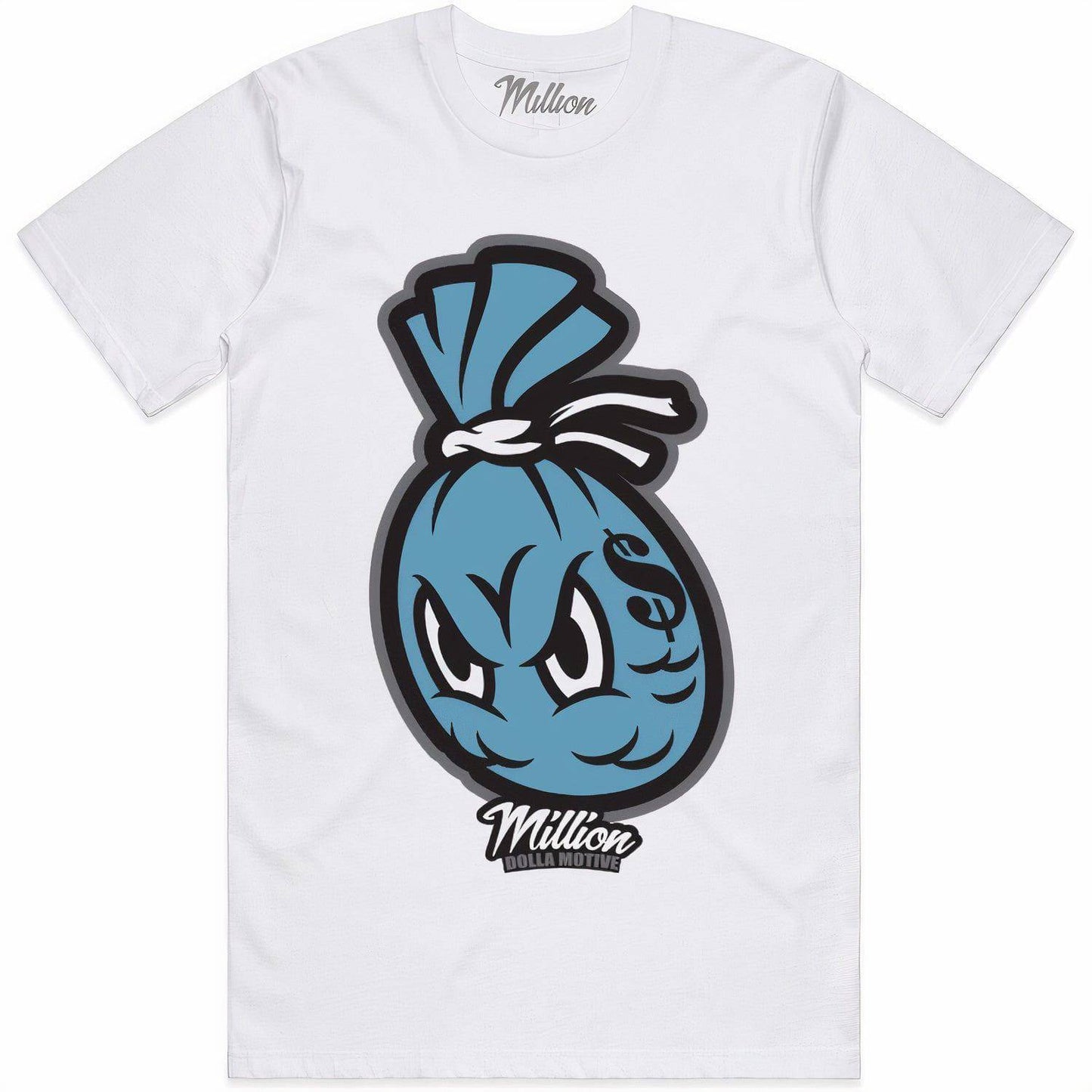 Jordan 5 University Blue | Sneaker Tees | Shirts to Match | Money Bag