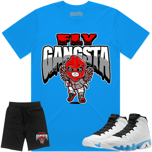 Jordan 9 Powder Blue 9s Sneaker Outfits - Fly Gangsta