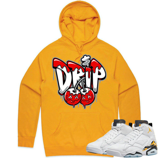 Jordan MVP 678 Yellow Ochre Hoodie - Ochre Hoodies - Money Drip