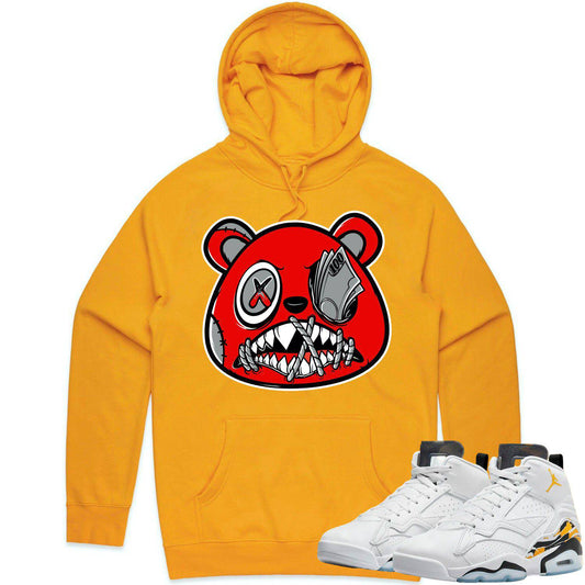 Jordan MVP 678 Yellow Ochre Hoodie - Ochre Hoodies - Money Talks Baws