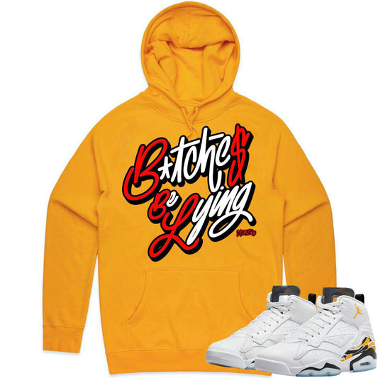 Jordan MVP 678 Yellow Ochre Hoodie - Ochre Hoodies - Red BBL