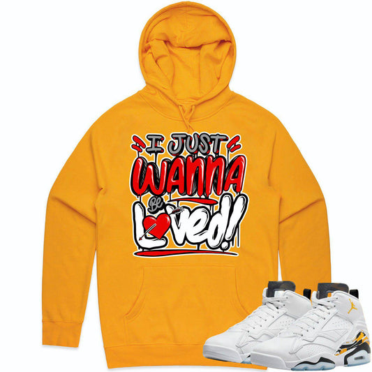 Jordan MVP 678 Yellow Ochre Hoodie - Ochre Hoodies - Red Loved