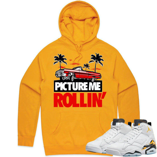 Jordan MVP 678 Yellow Ochre Hoodie - Ochre Hoodies - Red Picture