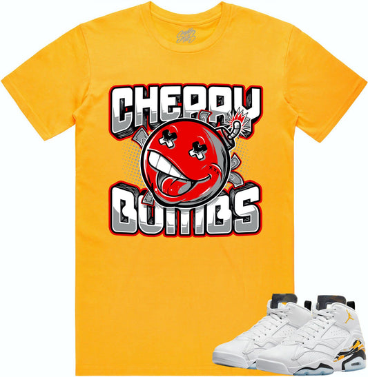 Jordan MVP 678 Yellow Ochre Shirt - Ochre Sneaker Tees - Cherry Bombs