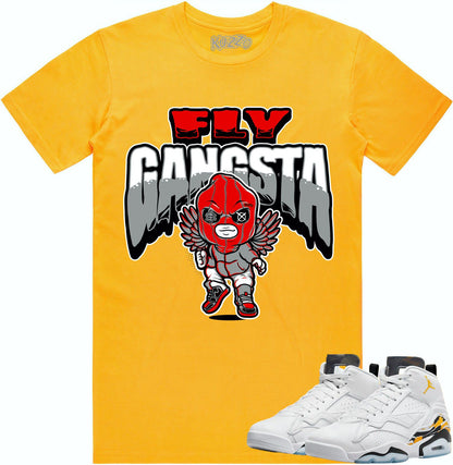 Jordan MVP 678 Yellow Ochre Shirt - Ochre Sneaker Tees - Fly Gangsta