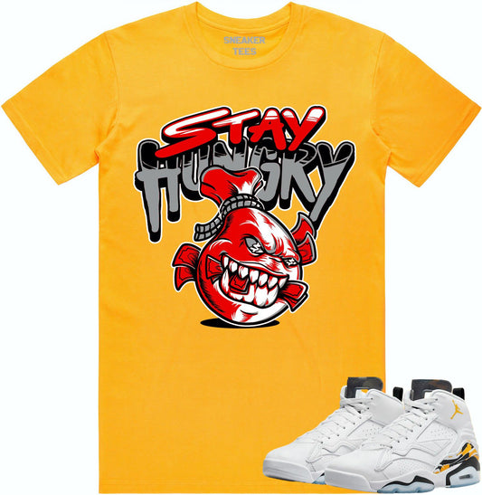 Jordan MVP 678 Yellow Ochre Shirt - Ochre Sneaker Tees - Hungry