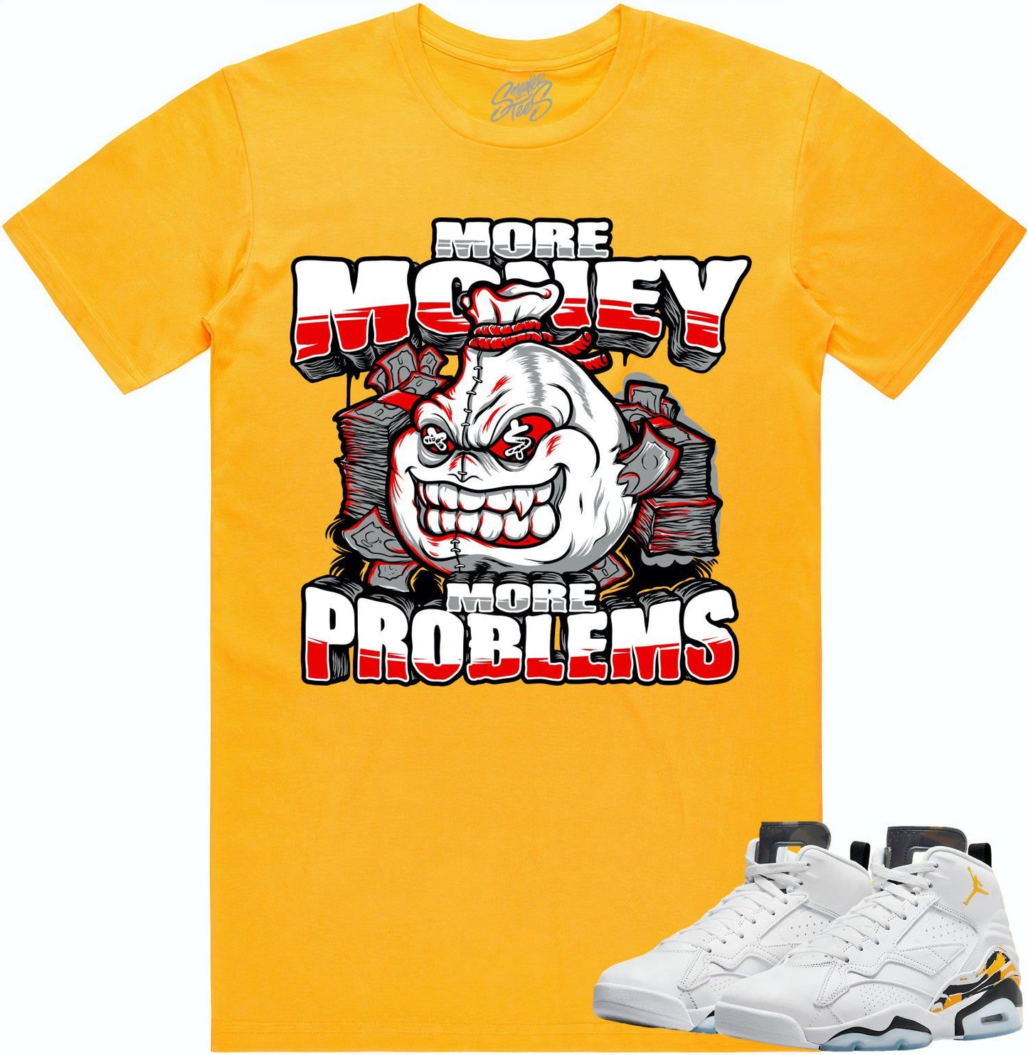 Jordan MVP 678 Yellow Ochre Shirt - Ochre Sneaker Tees - Money