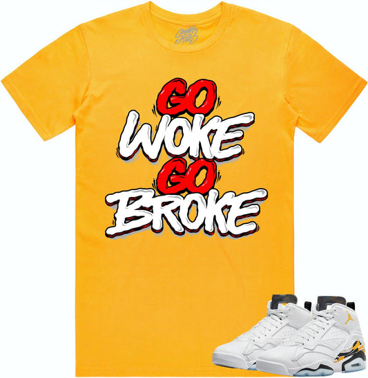 Jordan MVP 678 Yellow Ochre Shirt - Ochre Sneaker Tees - Woke Broke