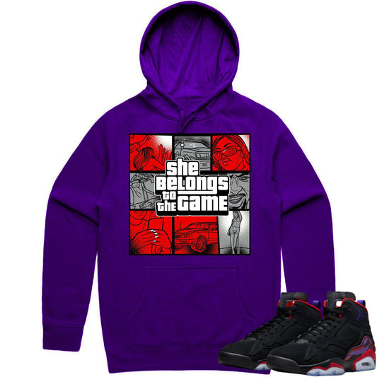 Jordan MVP Raptors Hoodie - Jordan 678 Raptors Hoodie - Red Game