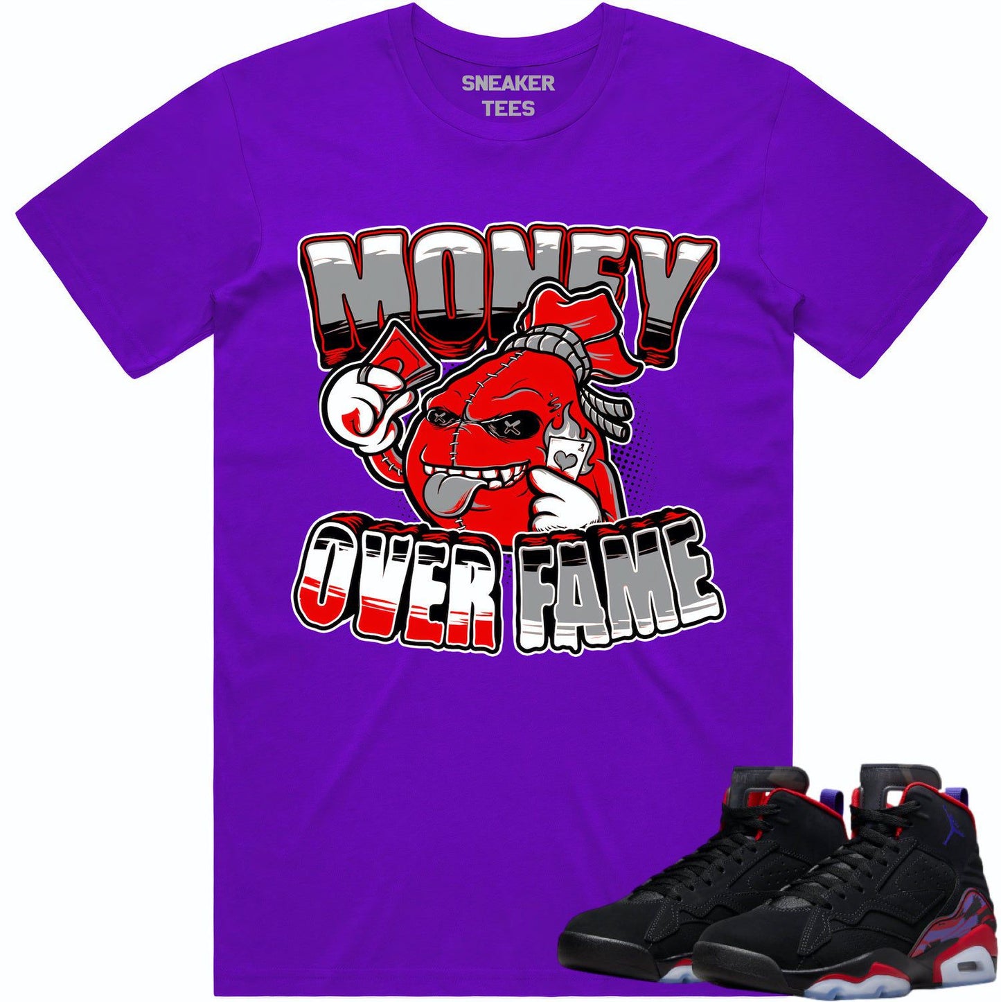 Jordan MVP Raptors Shirt - Sneaker Tees - Red Money over Fame