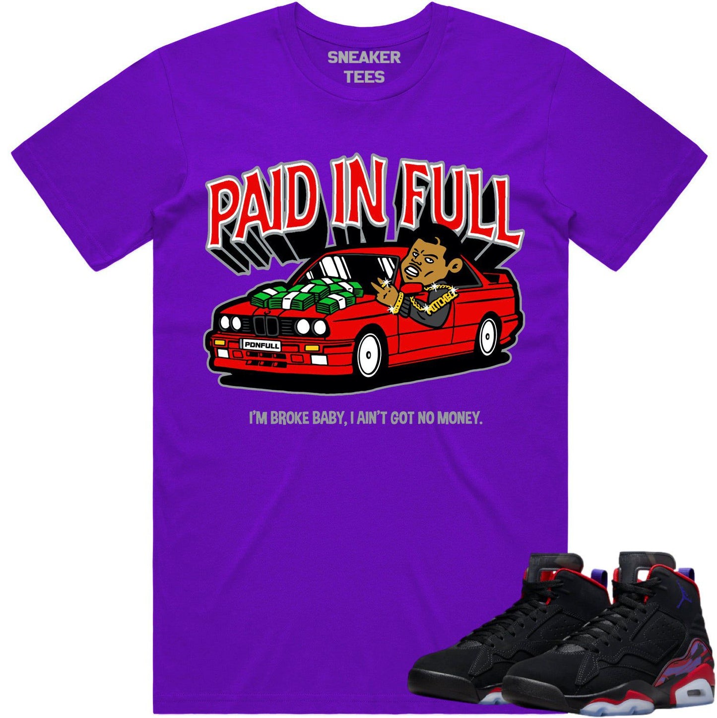 Jordan MVP Raptors Shirt - Sneaker Tees - Red Paid