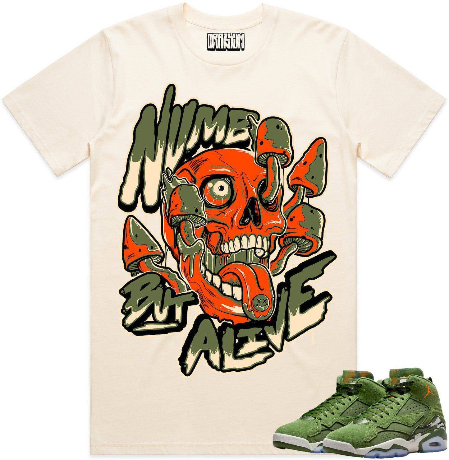 Jordan MVP Sky J Olive Shirts - Celadon Numb Alive