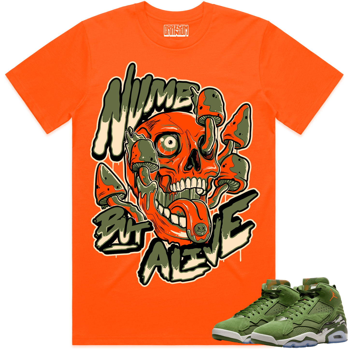 Jordan MVP Sky J Olive Shirts - Celadon Numb Alive