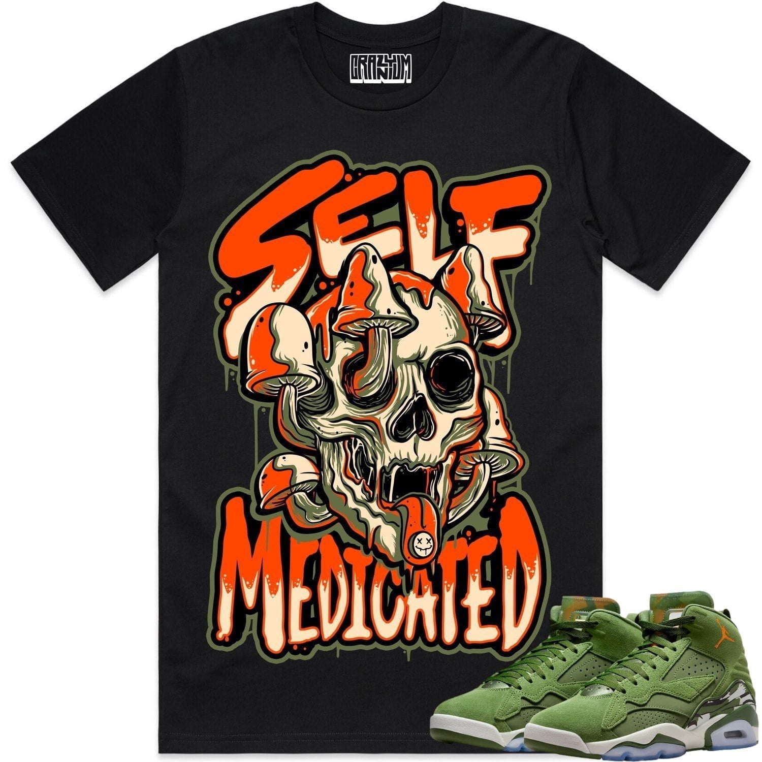 Jordan MVP Sky J Olive Shirts - Self Medicated