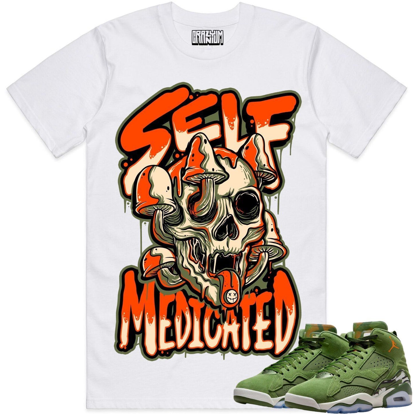 Jordan MVP Sky J Olive Shirts - Self Medicated