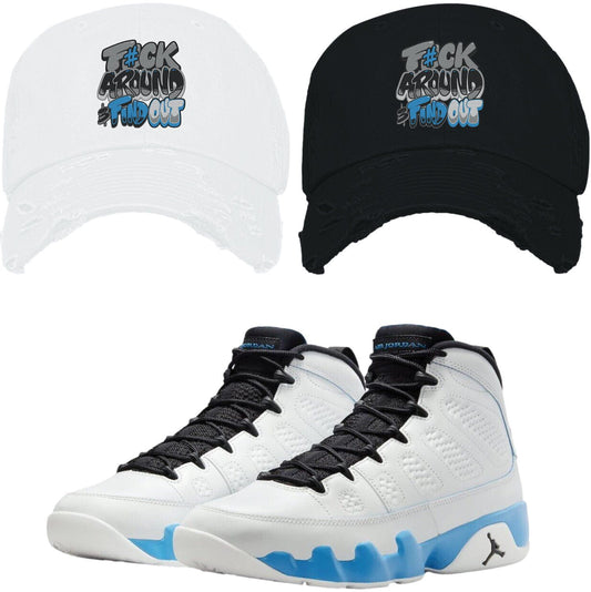 Jordan Powder Blue 9s Dad Hats to Match - Powder Blue F#ck