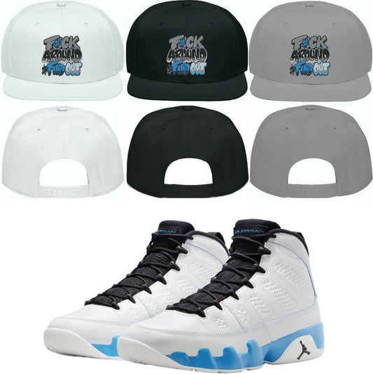 Jordan Powder Blue 9s Snapback Hats to Match - F#ck