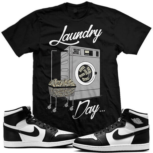 Jordan Retro 1 85 High Black White 1s : Shirts to Match : Laundry Day