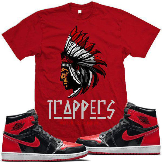 Jordan Retro 1 OG High Patent Leather Bred Shirts