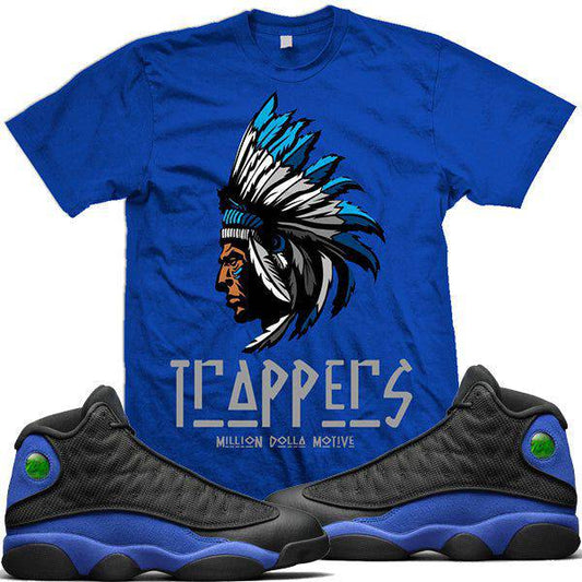 Jordan Retro 13 Black Hyper Royal Sneaker Shirts